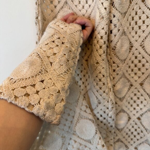 NWT! Revolve - Andrea Iyamah Hira Crochet Pants in XS (chalk) - Picture 9 of 11